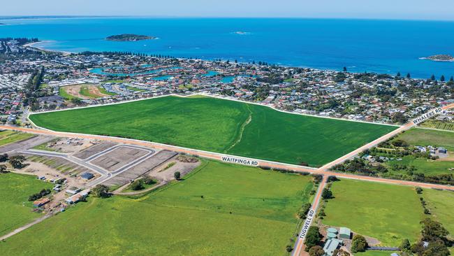 The Roche family recently sold a development site at Encounter Bay for $28.2m.