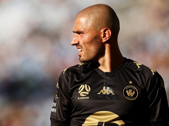 SYDNEY, AUSTRALIA - JANUARY 16: James Troisi of the Wanderers looks on during the A-League match between Sydney FC and the Western Sydney Wanderers FC at ANZ Stadium, on January 16, 2021, in Sydney, Australia. (Photo by Cameron Spencer/Getty Images)