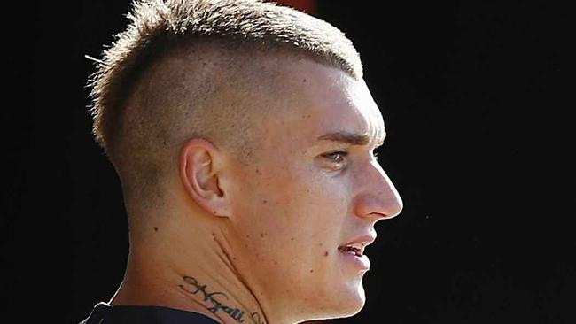 Richmond training at Punt Rd Dustin Martin new haircut Picture:Wayne Ludbey