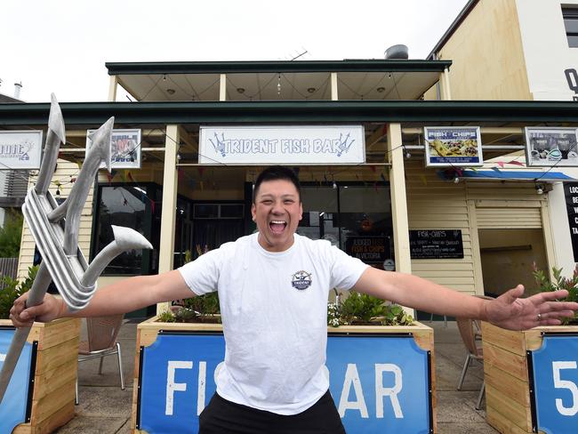 Truong Do, owner of Queenscliff's Trident Fish Bar, which has won the 2021 Great Australian Fish &amp; Chip Awards MasterFoods People’s Choice award for Victoria.