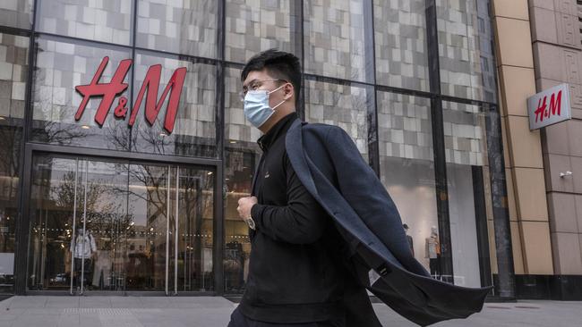 H&M has been the target of China’s wrath. Picture: Getty Images