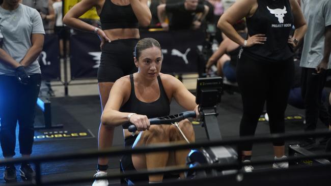 10000 athletes put their fitness to the test in a massive Hyrox competition this weekend (14-15 Dec) at Melbourne Exhibition and Convention Centre. Picture Valeriu Campan