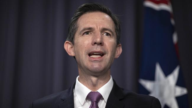 Outgoing Trade Minister Simon Birmingham says he expects free-trade deals with the EU and Britain to be ‘concluded within the next year’ Picture: Gary Ramage