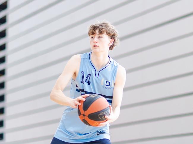 Brisbane Grammar School's Jacob Fox at the Basketball Australia Schools Championships. Picture: Taylor Earnshaw