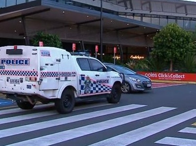 A 13-year-old boy has been arrested after a 63-year-old woman was allegedly stabbed at a Coles in Queensland’s southeast.Emergency services were called to Yamanto shopping centre near Warwick Rd about 5.25pm Monday following reports a woman had suffered stab wounds.A 63-year-old woman was found with a serious injury when officers arrived at the scene. Picture: 7NEWS