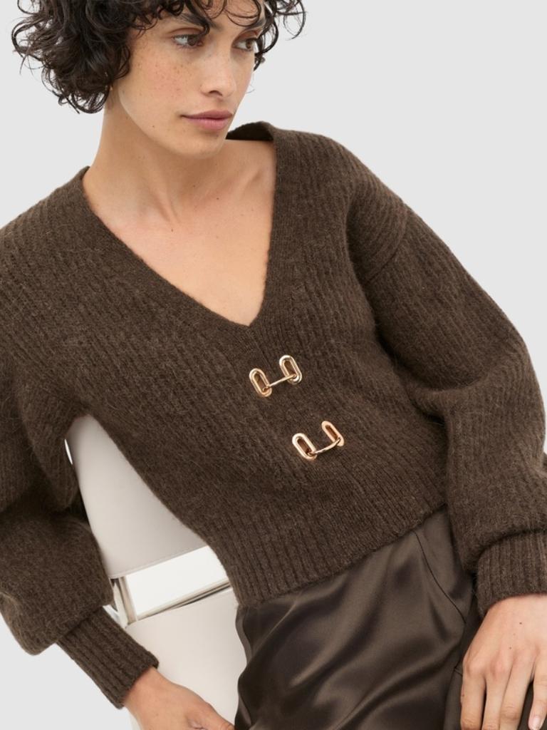 Seed Heritage Lofty Ring Detail Knit. Picture: THE ICONIC.