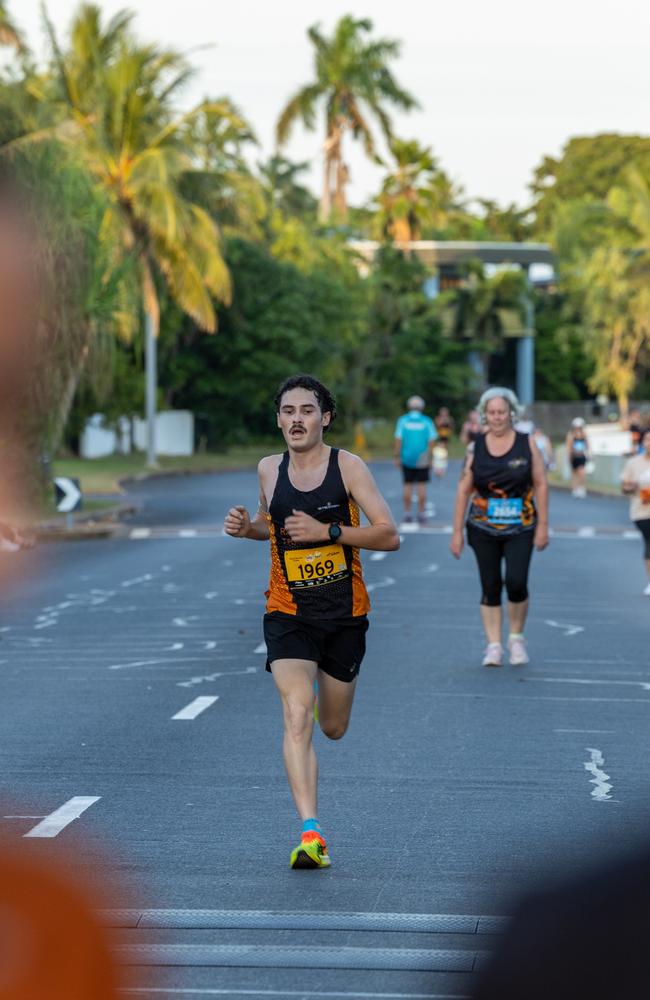 Luke Price finishes second as runners took part in the 2025 edition of the annual NT City2Surf, Sunday, June 1. Picture: Pema Tamang Pakhrin
