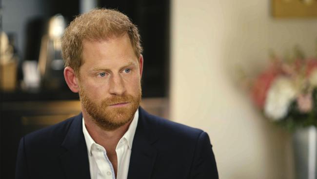 Prince Harry in an ITV documentary. Picture: ITV