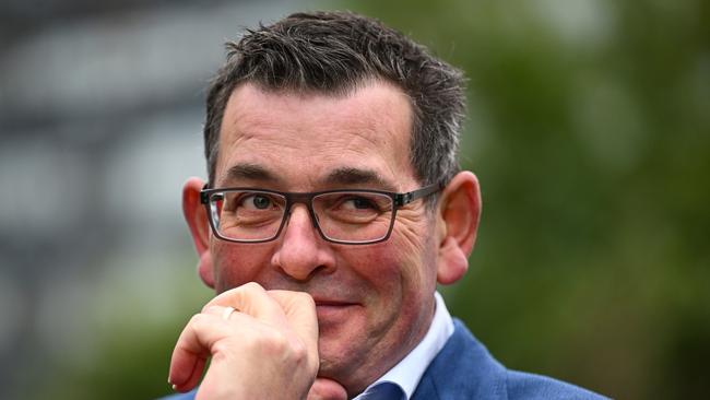 Victorian Premier Daniel Andrews after the state government announced it had cancelled the 2026 Commonwealth Games in regional Victoria. Picture: AAP