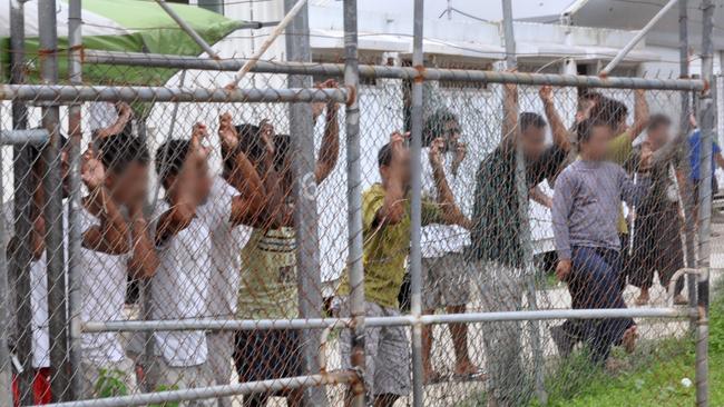 Asylum seekers in the Manus Island detention centre, Papua New Guinea. Immigration Minister Peter Dutton has set a deadline for asylum seekers in Australia to finalise visa applications.