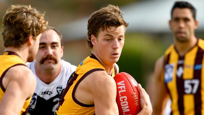 Henry Hustwaite was in strong form for Box Hill. Photo: Josh Chadwick/AFL Photos/via Getty Images)