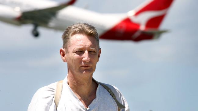 Tingalpa’s Charles Bill rang Airservices Australia so many times to complain about planes flying over his Tingalpa home that ASA changed reporting rules. Multiple “contacts’’ are now counted as only one complaint. Picture: Vanessa Hunter