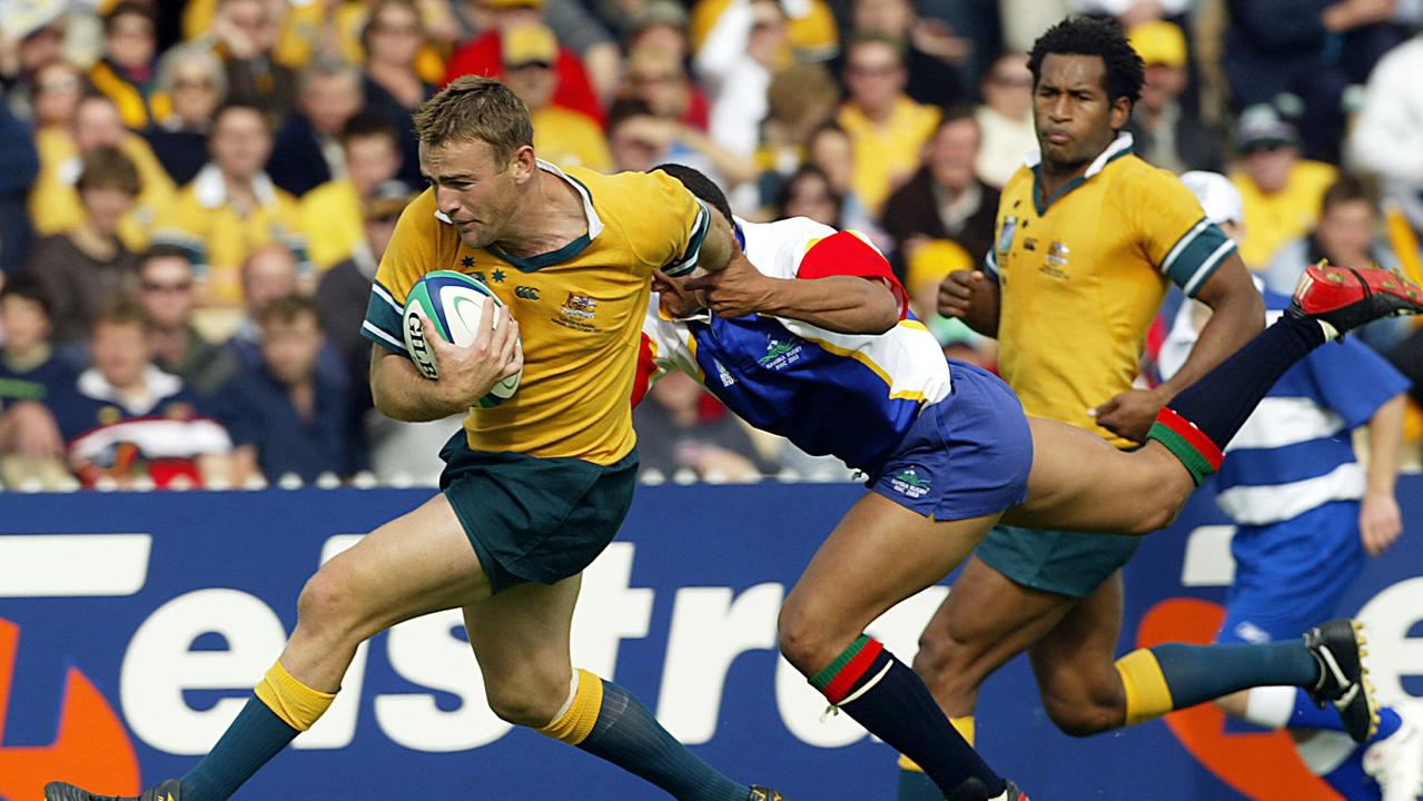 Chris Latham scored five tries for the Wallabies at the Adelaide Oval during the 2003 World Cup.