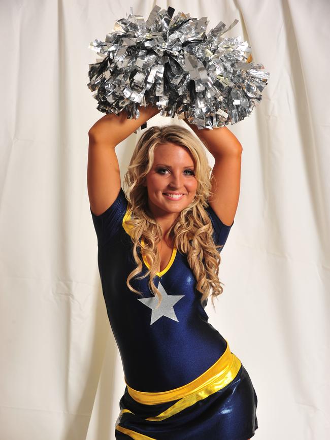 North Qld Cowboys Spirit Cheerleaders. Claire Taylor 21yo.