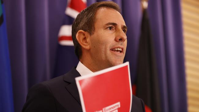 Shadow Treasurer Jim Chalmers helped outline Labor’s tax crackdown at Parliament House, Canberra, on Wednesday. Picture: Tim Hunter