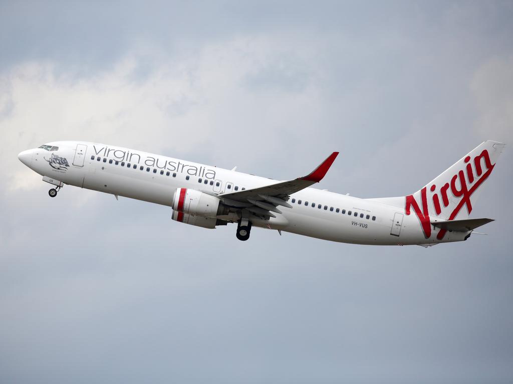 Virgin Australia said in a statement they are yet to receive a formal complaint about Ms Bampton’s experience, but are trying to contact her. Picture: NCA NewsWire / Christian Gilles