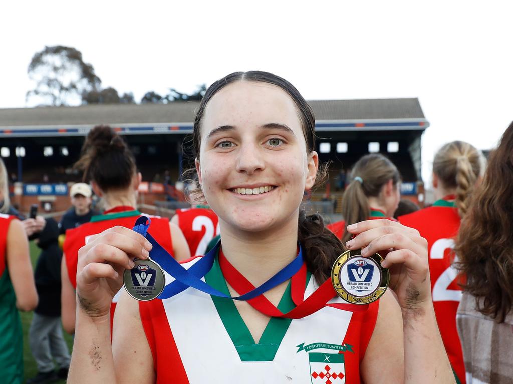 Lucy Marescuk is an elite runner. Picture: Dylan Burns/AFL Photos via Getty Images