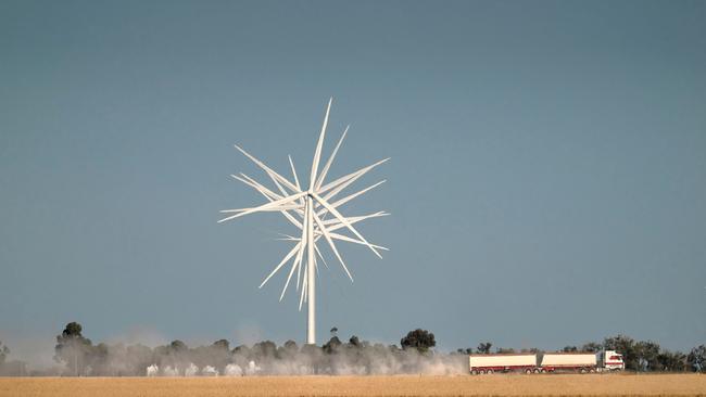 Photos from the new book "Wimmera" Murra Burra Windfarm about 27 klms from Horsham