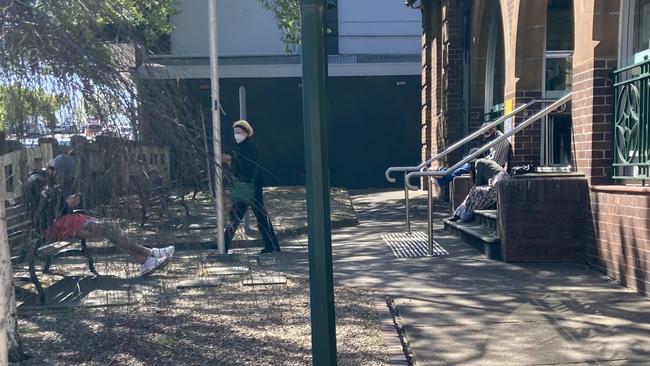 Louise Lyel, also known as Louise Convy, leaving Moss Vale Court on October 19.