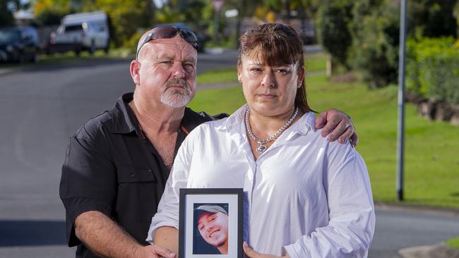 Brett and Belinda Beasley lost their son Jack Beasley who was stabbed in Surfers Paradise in 2019. Picture: Jerad Williams