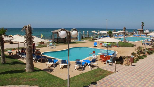 The luxurious Blue Beach Resort Hotel in Gaza. Picture: Blue Beach Resort