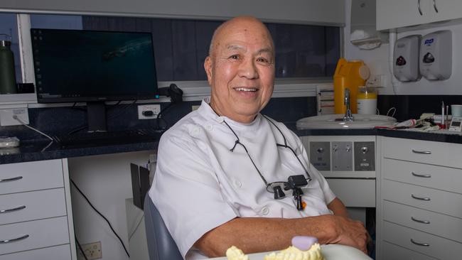 Dr Joseph Chau is retiring from his dental practice in Macquarie Street. Picture: Linda Higginson.