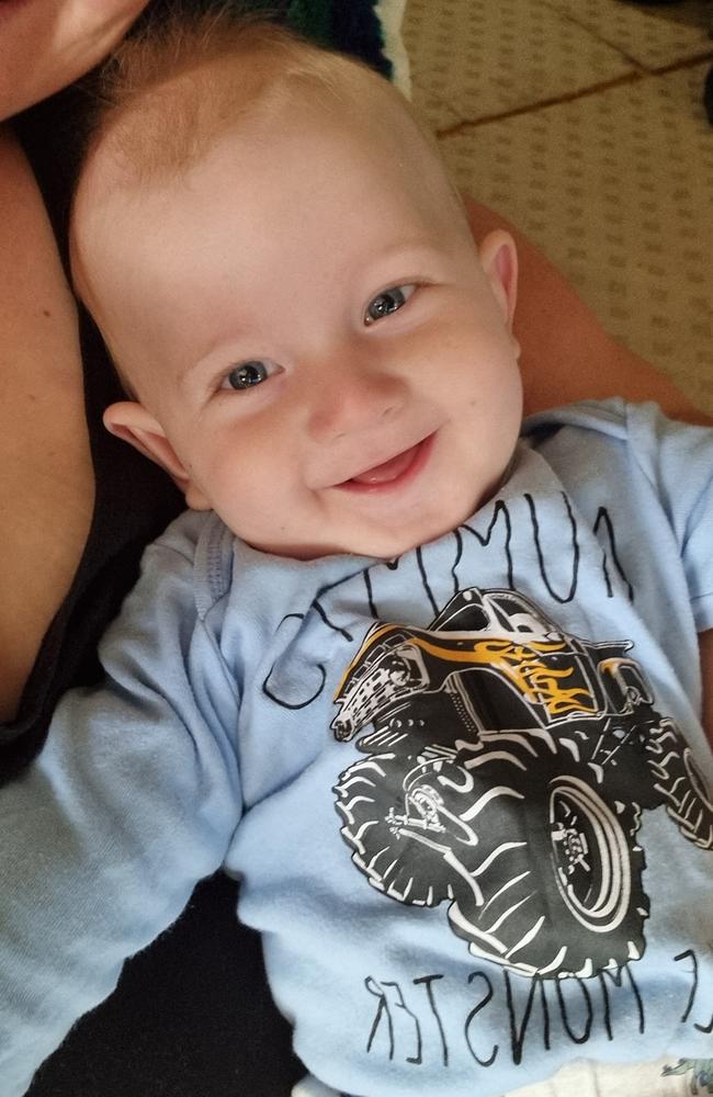 Landon Keune: Born on 24/02/2023, eight month old Landon was nominated by his mum and dad, Taylor and Mathew Keune.