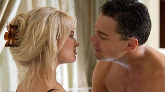 Margot Robbie has revealed her steamy sex scenes in "The Wolf of Wall Street" were more comical than romantic. Picture: Paramount