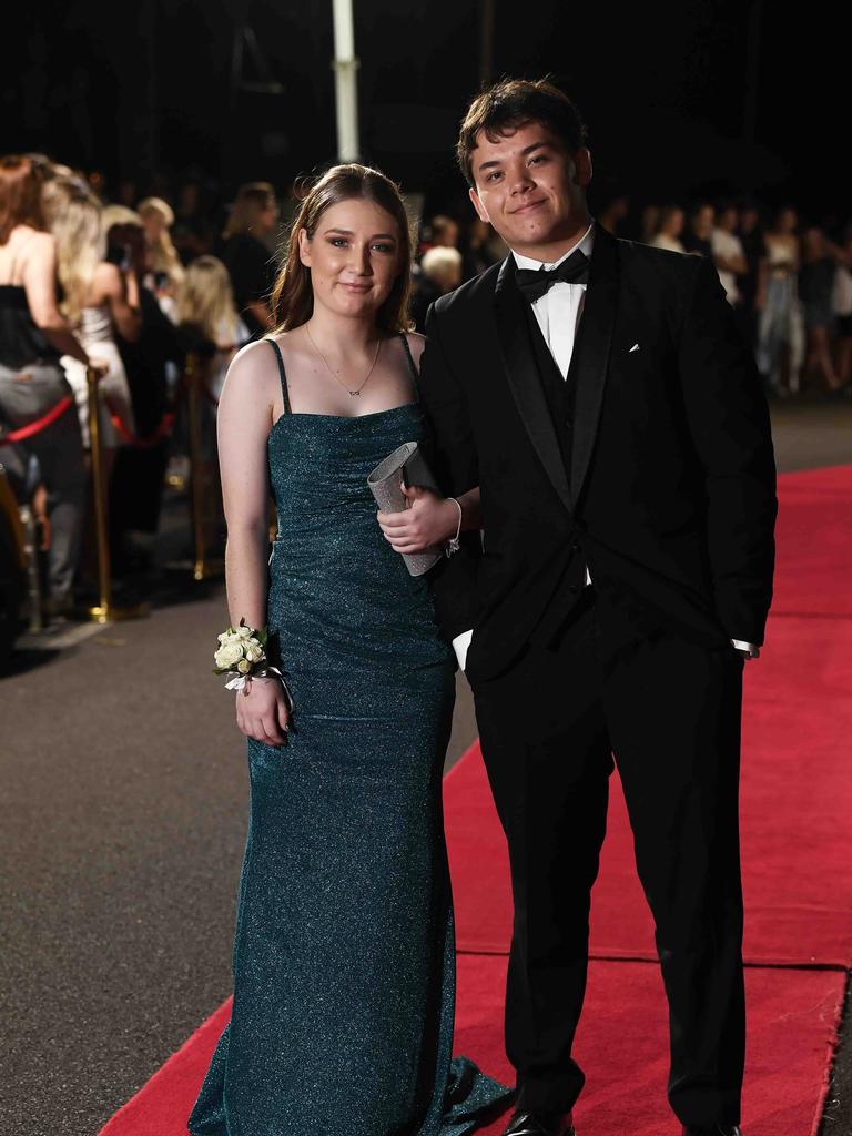 Oliver Coster & Maddison Dougherty at Xavier Catholic College year 12 formals. Picture: Patrick Woods.
