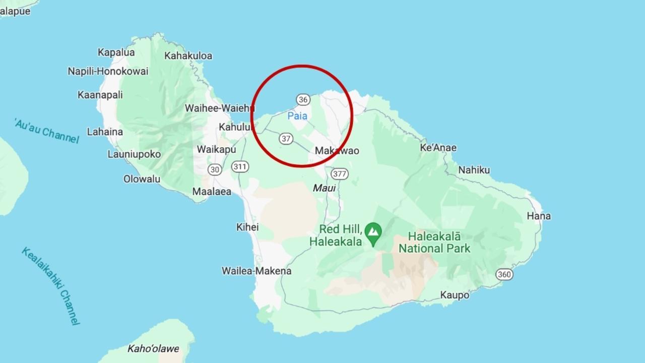 The incident occurred at Paia Bay on Maui’s north coast.