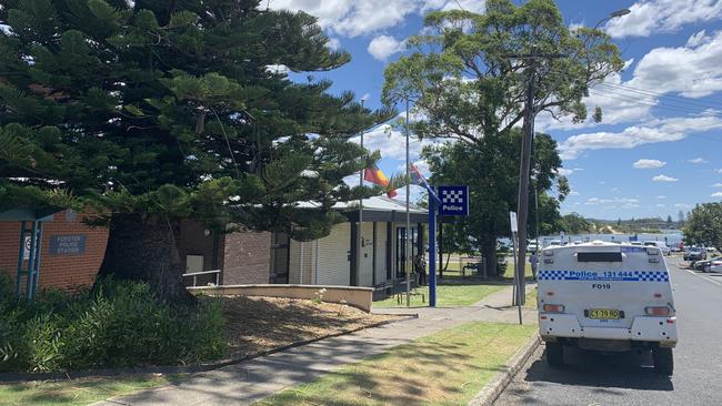 Forster Police Station, the town’s courthouse and the lake.