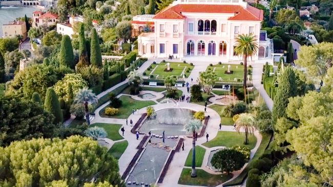 Damien Carew wed his Russia-born bride Anna Polianskaya at the stunning Villa Ephrussi de Rothschild.