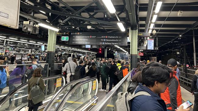 Peak hour trains are set to be thrown into chaos after a woman fell onto the tracks at Punchbowl Station.