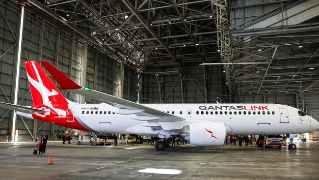 Qantas has a fleet of new Airbus-A220’s to improve performance. Picture: Jenny Evans/Getty Images