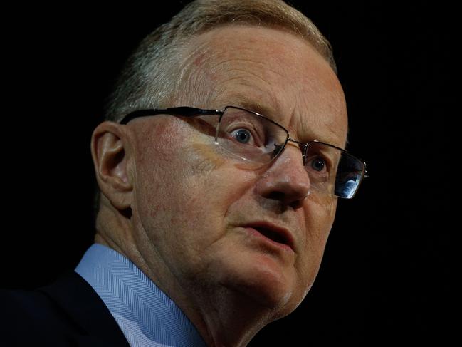 SYDNEY, AUSTRALIA - NewsWire Photos SEPTEMBER 7, 2023: Outgoing RBA Governor Philip Lowe delivers his last speech as governor in Sydney on Thursday. Picture: NCA NewsWire / Nikki Short