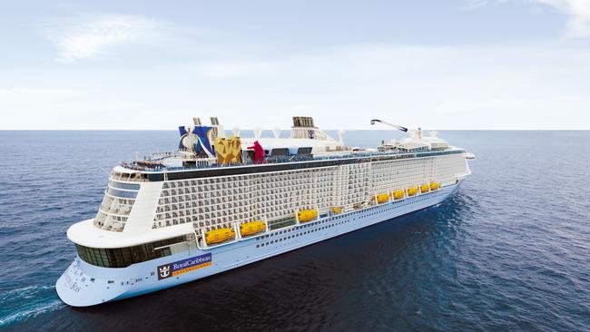 The Royal Caribbean is the world’s biggest cruise liner. Picture: Supplied.