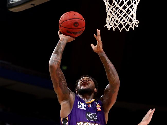 Jarell Martin was a standout for the Kings in a tense loss to Perth. Picture: Brendon Thorne/Getty Images.