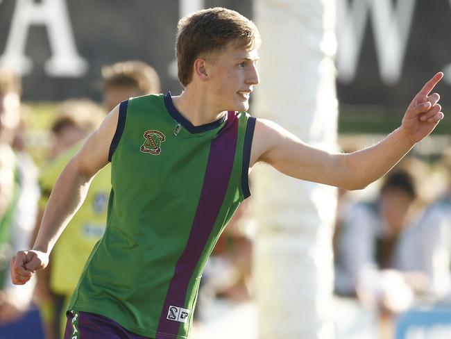 Zak Johnson, pictured playing for Parade College last year, had a big game for the Northern Knights on the weekend. Picture: Getty Images