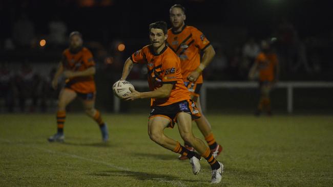 Wests Tigers defeated Carltons Red Devils 42-22 in Round 4 of the Rugby League Mackay & District A-Grade season at Tiger Park. Wests' Daniel Boyd. Photo: Callum Dick