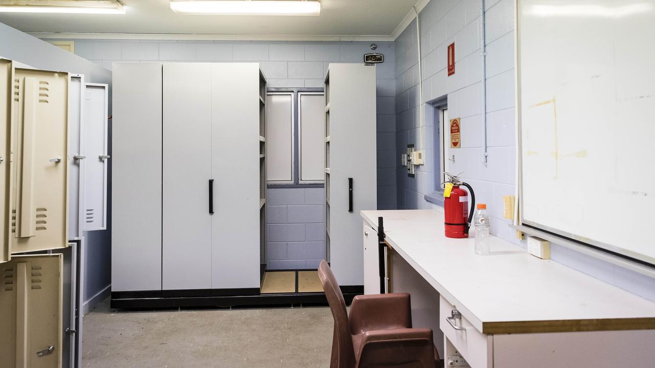 A window at the old Don Dale Youth Detention Centre in Darwin that featured in the infamous tear gas incident. Picture: Amos Aikman/The Australian