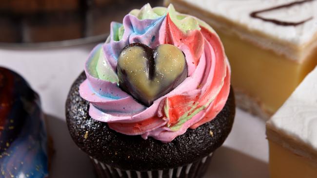 The amazing vegan treats made by Flour of Life Bakery at Helensvale. Photo: Steve Holland