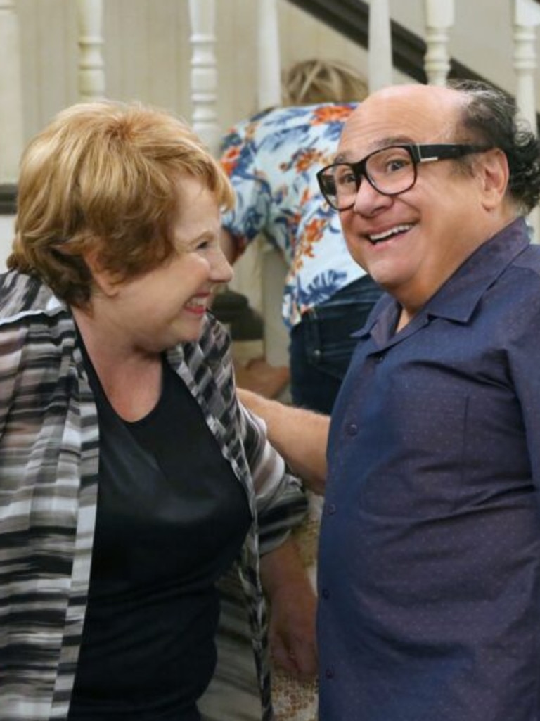 With Always Sunny co-star Danny De Vito.