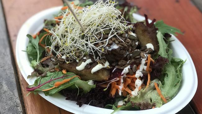 Seitan Salad from Veggie Galley.