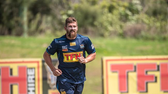 Will Matthews on the training paddock. Picture: Gold Coast Titans