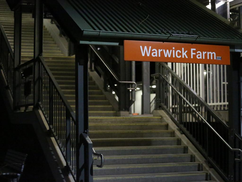 A 17-year-old has been charged after allegedly riding a motorbike on the platform of Warwick Farm train station.