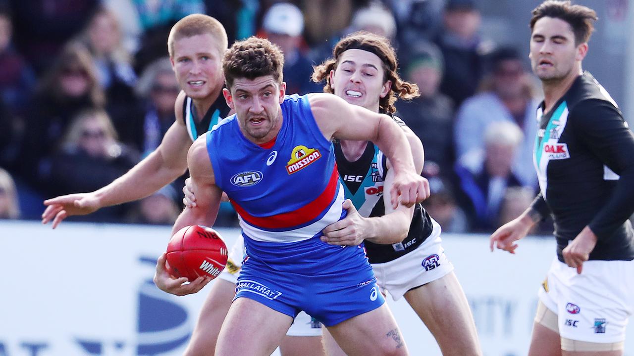 Western Bulldogs are set to re-sign Tom Liberatore. Picture: Michael Klein