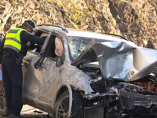 South Eastern Freeway Crash September 2022. Picture 9News