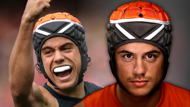 Darcy Jones GWS helmet promo