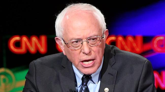 Bernie Sanders Snapped At Hillary Clinton During A Democratic Presidential Debate Sunday Night 