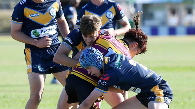 Confraternity Carnival 2024. Ryan Catholic College v St James College. Picture: Shae Beplate.
